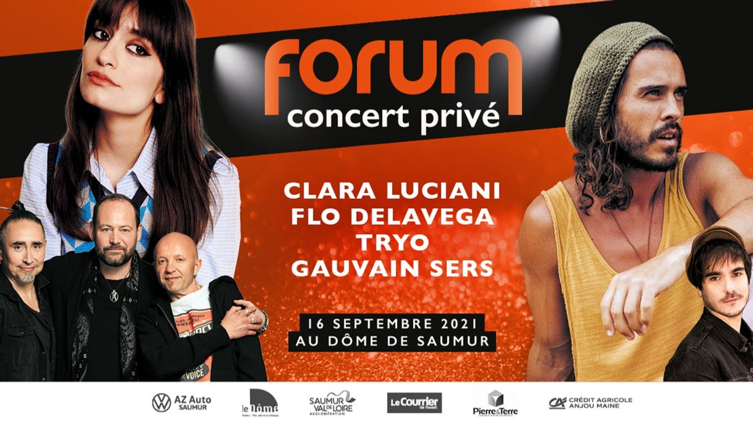 Nouveau concert privé Forum au Dôme de Saumur